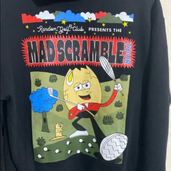 NWOT RANDOM GOLF CLUB Men's Mad Scramble Tour Hoodie Sweatshirt Size L - Picture 4 of 6